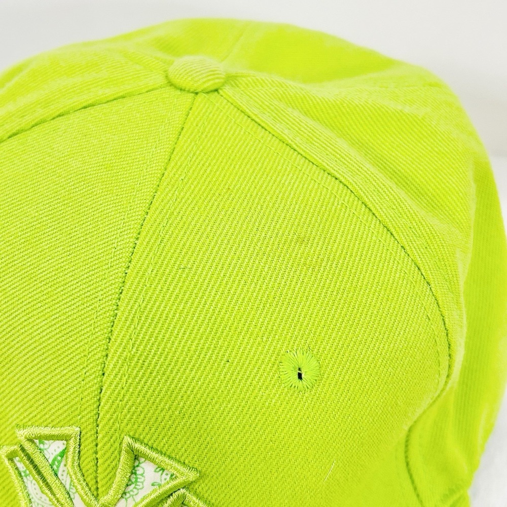 New York Yankees Mitchell & Ness Lime Green Fitted Hat Cap 7 7/8 MLB Baseball - Picture 6 of 8